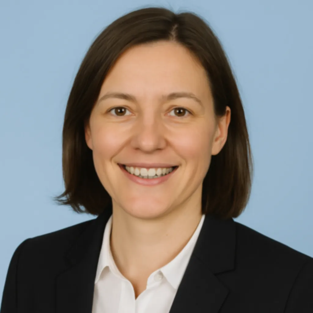 Traditionelles Bewerbungsfoto Frau