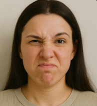 Schlechtes Beispiel: Grimassen