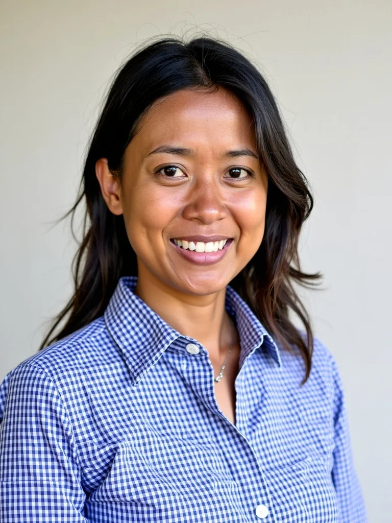 Blau-weiß kariertes Hemd