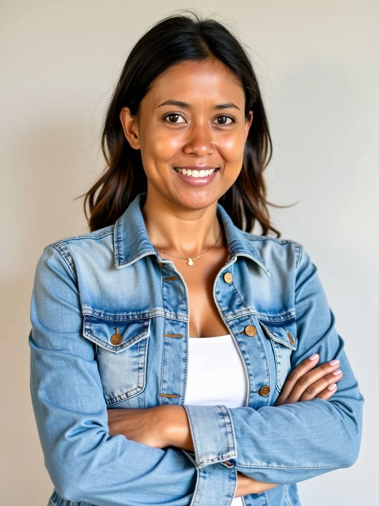 Hellblaue Jeansjacke