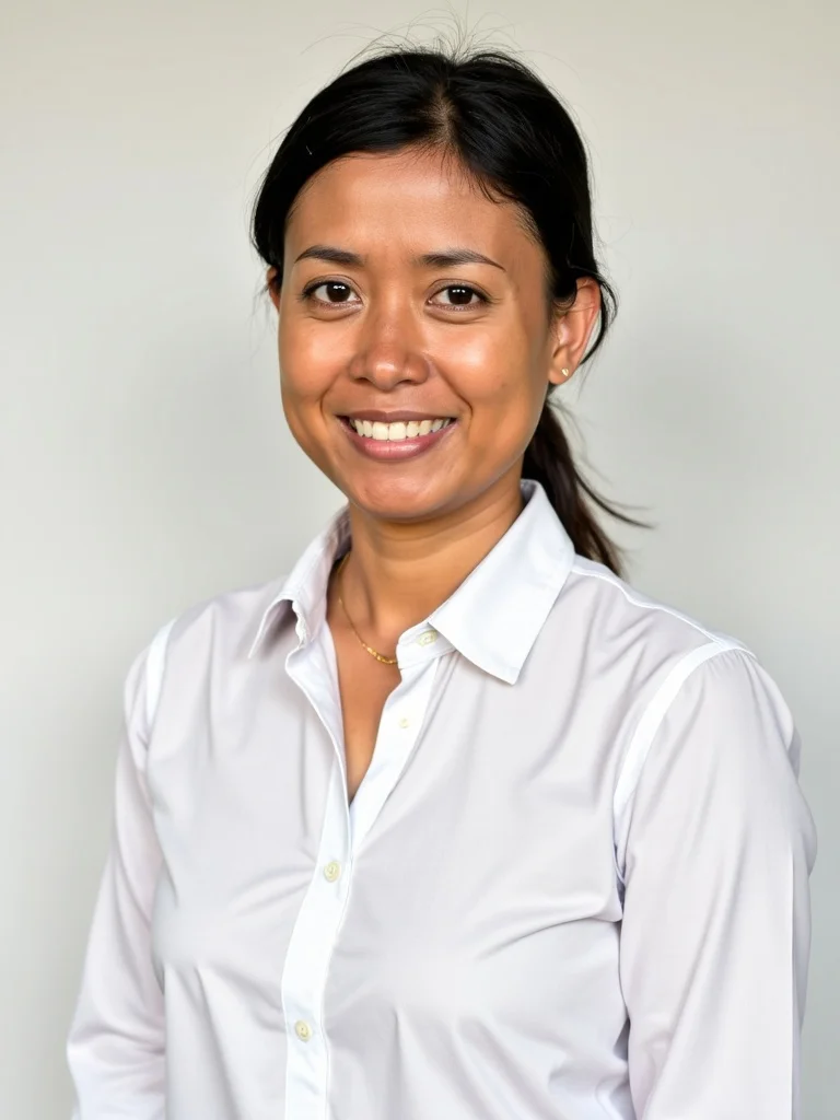 Weißes Hemd Studentin