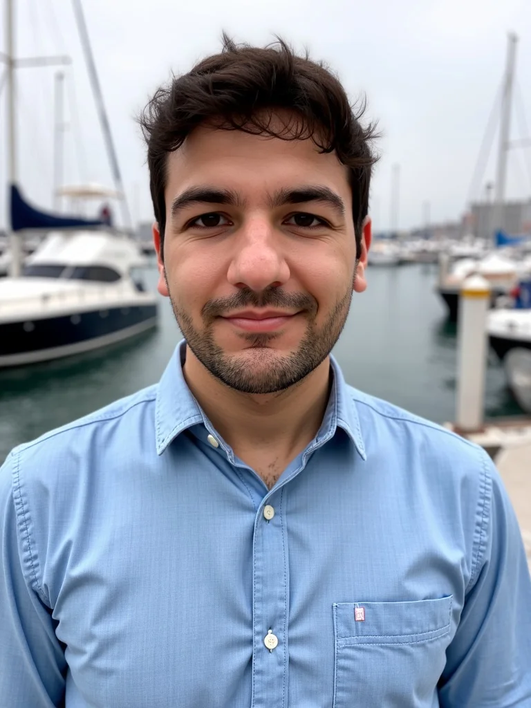 Hellblaues Jeanshemd